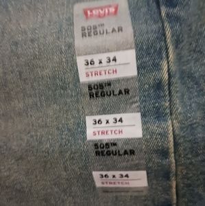 Brand new with tags men's 505 Levi blue jeans W36 L43